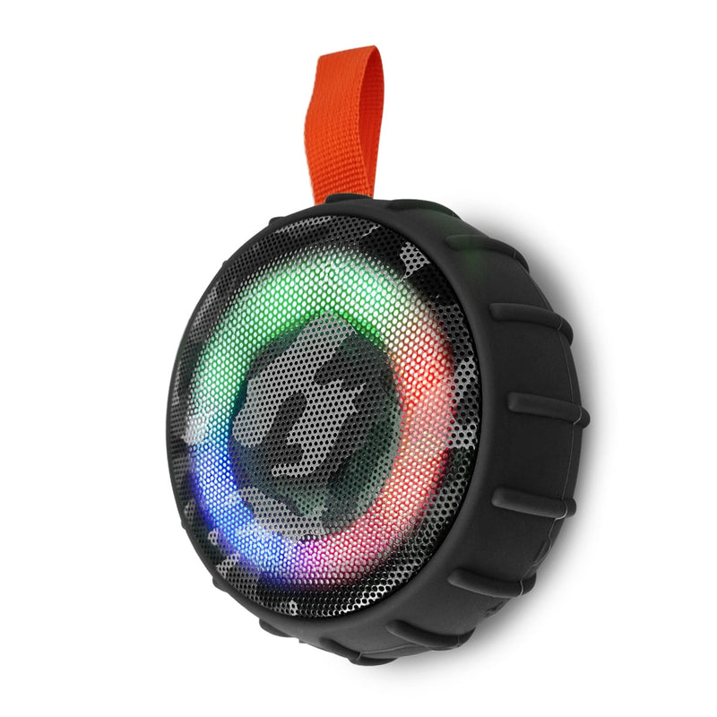 Caixa de som Bluetooth Portátil Luz RGB Resistente Água TWS 8W