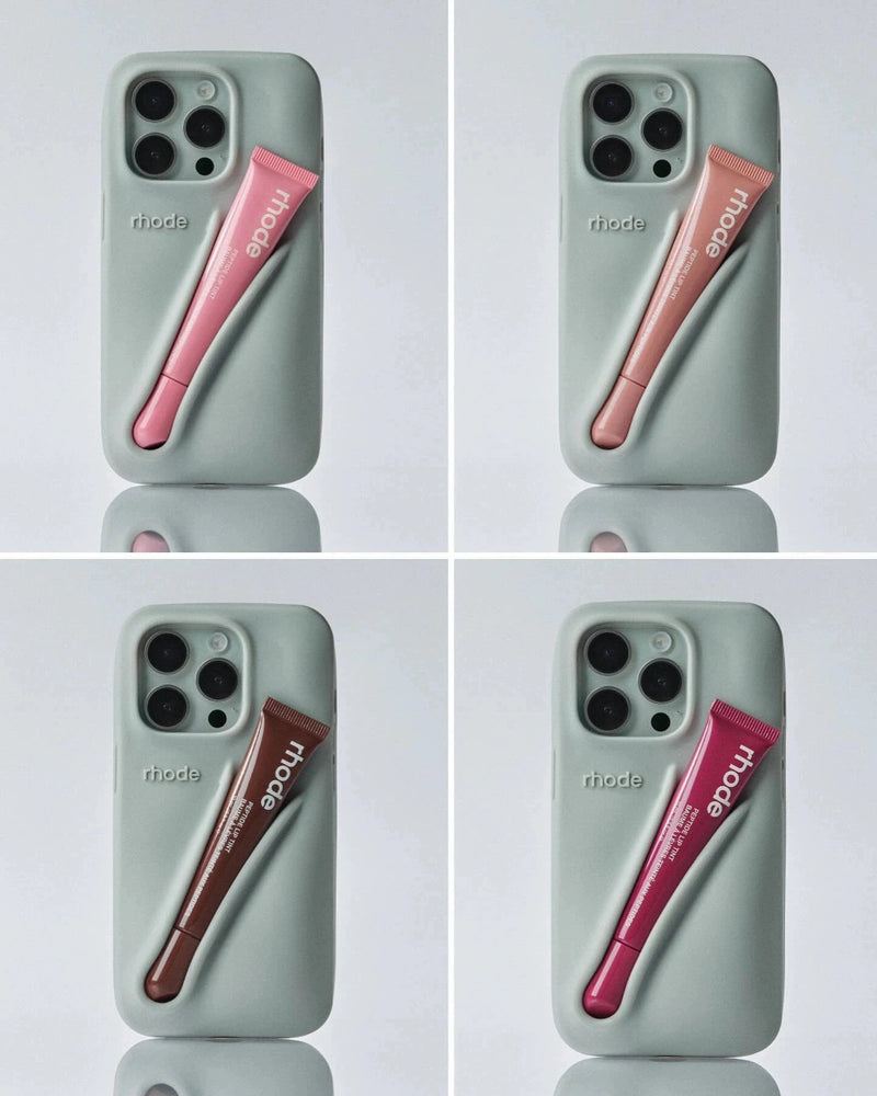 Capa iPhone Rhode by Hailey Bieber com Suporte para Lipstick